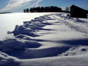 Schneeverwehungen